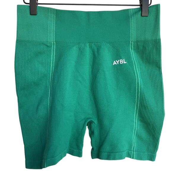 AYBL Pants - AYBL Bright Green Compression Athletic Shorts size XXL